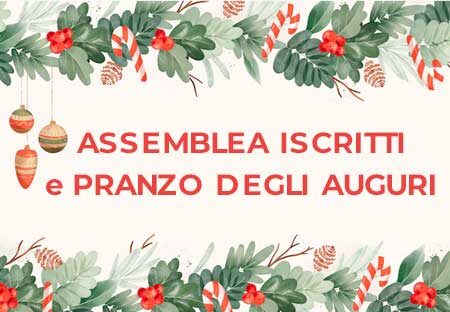15 Dicembre 2024 – Pranzo degli Auguri – Assemblea Iscritti – Ristorante Hotel Villa Pigna